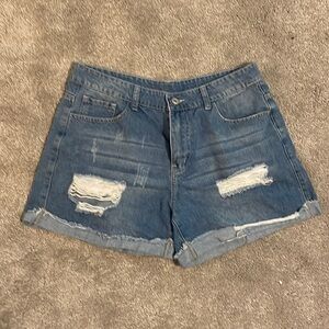 High Waisted Jean Shorts